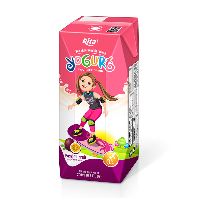 Box 200ml Passion Fruit Yoghurt Drink